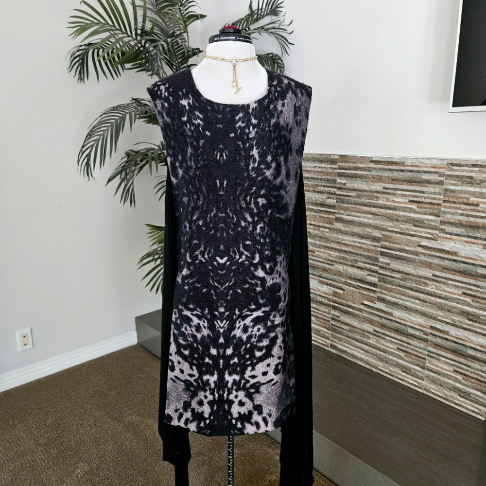 Albino luxury Italuan designer tunic top silk and chiffon
